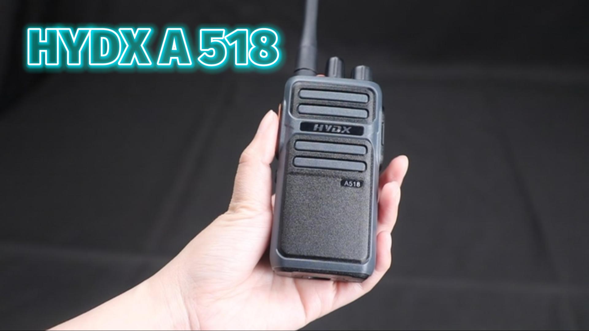 Radio bidirectionnelle UHF portable A518 2W