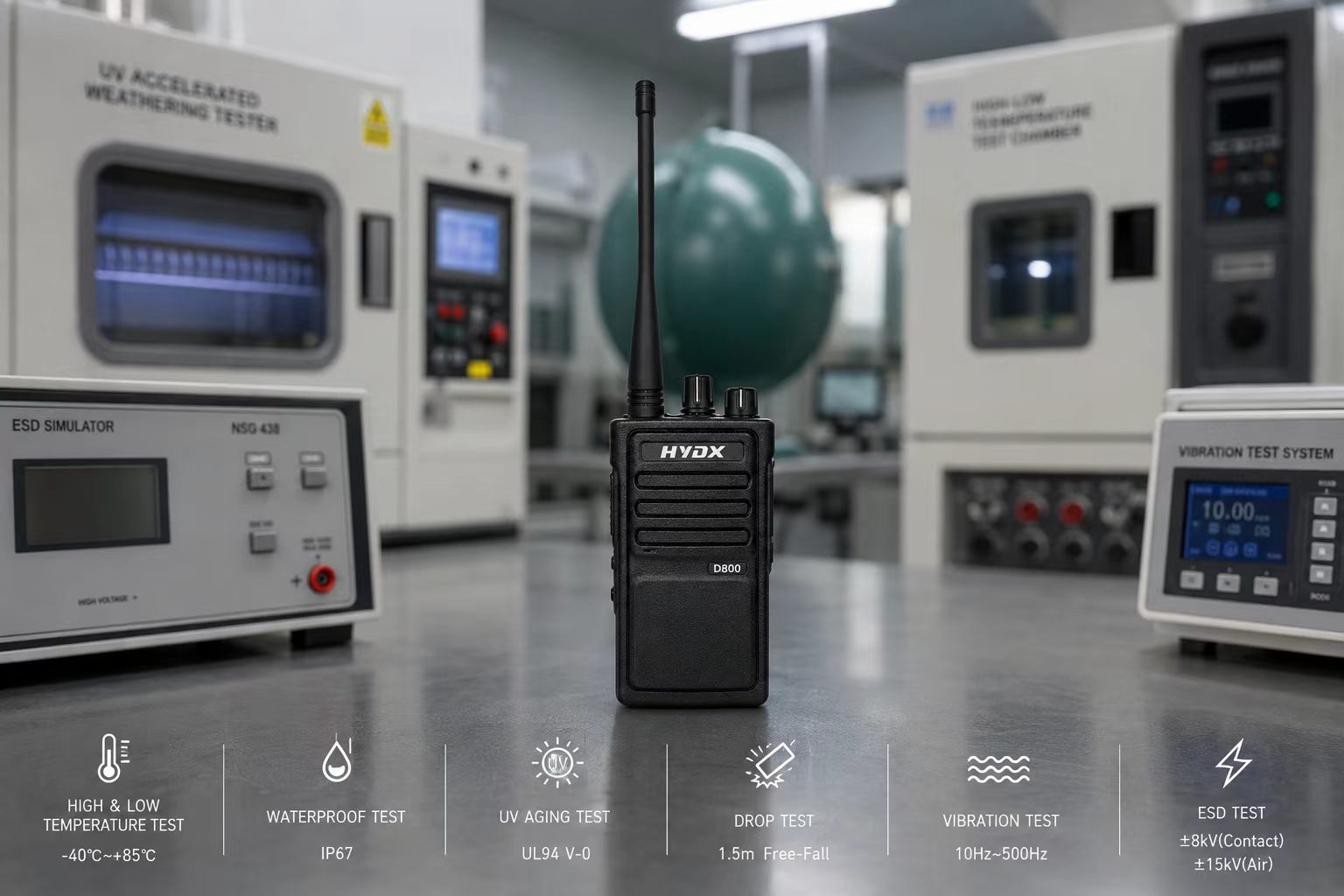 Tests en usine pour les talkies-walkies : un aperçu professionnel complet