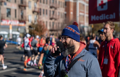 La radioamateur aide le marathon de New York