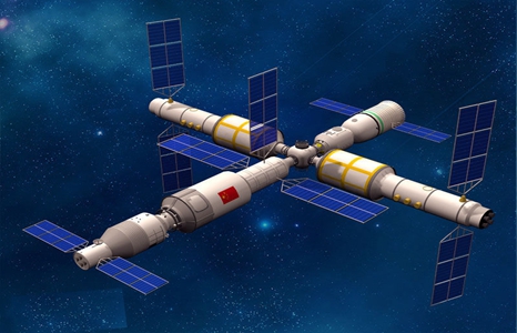station spatiale chinoise pour transporter du matériel de radio amateur