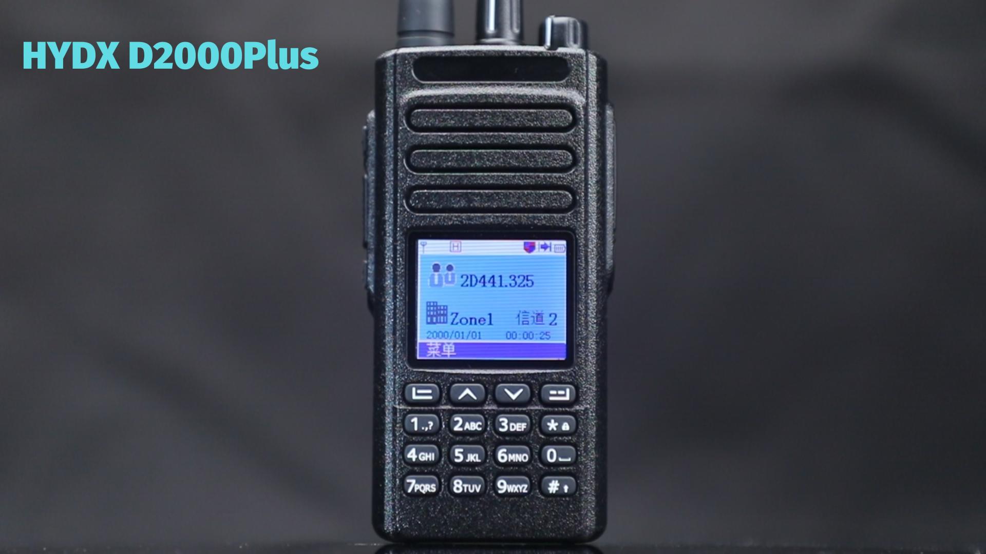 Radio bidirectionnelle numérique portable D2000Plus